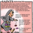 Saint Fun Facts